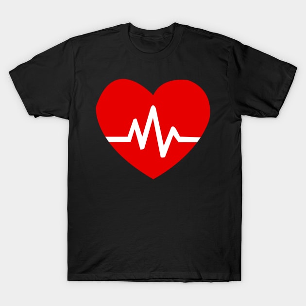 Heartbeat T-Shirt by psanchez